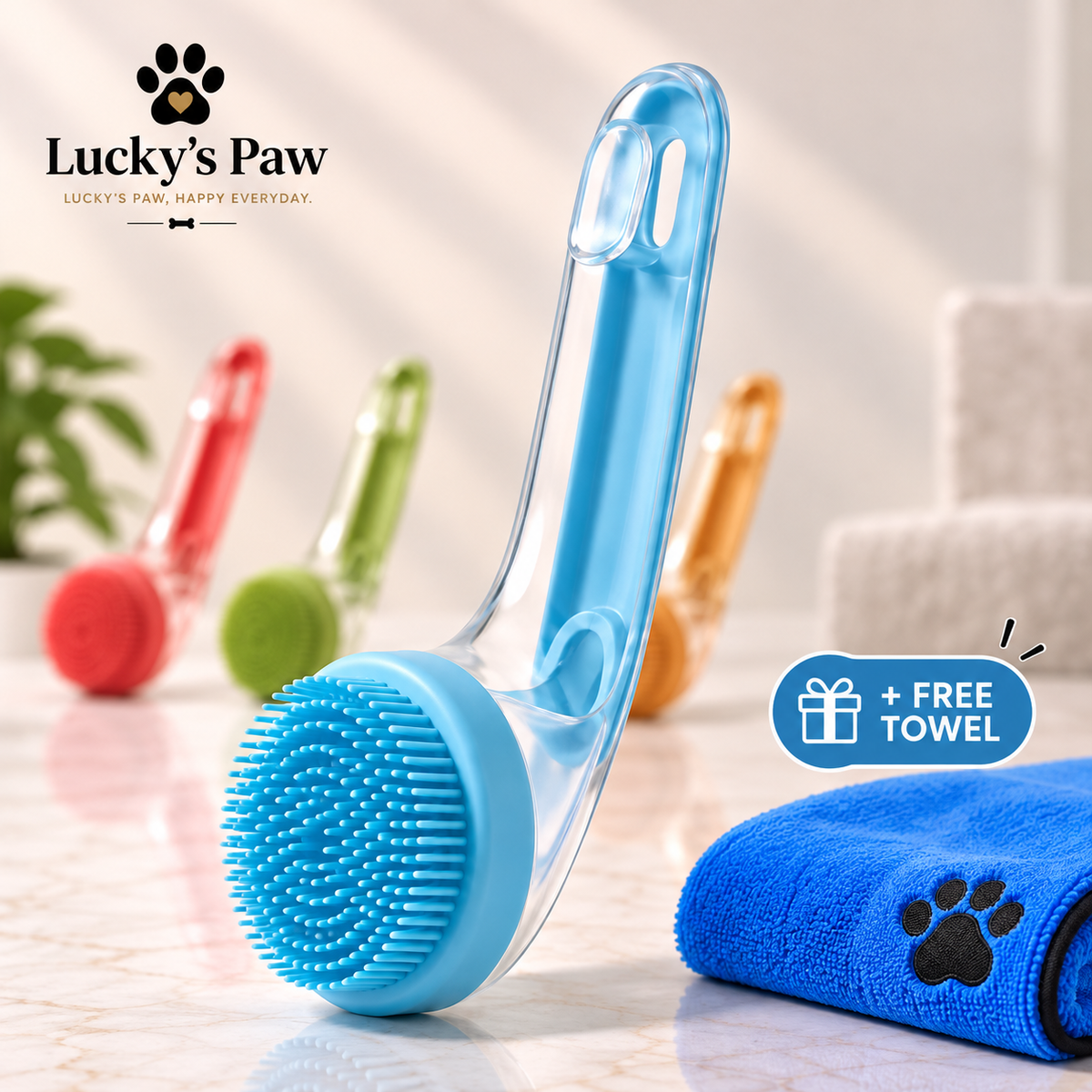 Lucky's Paw™ Bath Brush