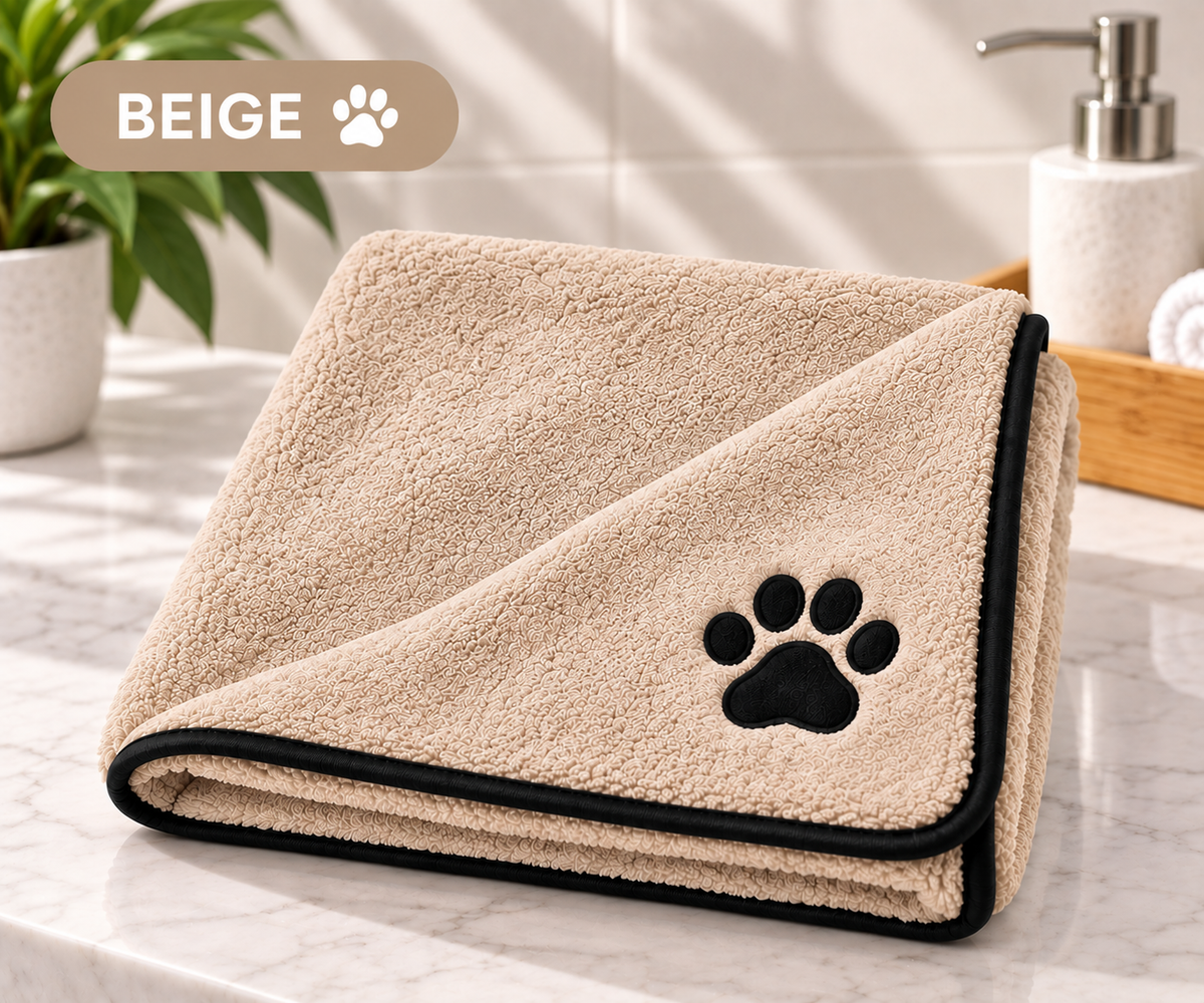 Coral Fleece Bathing Towel For Pet Cleaning